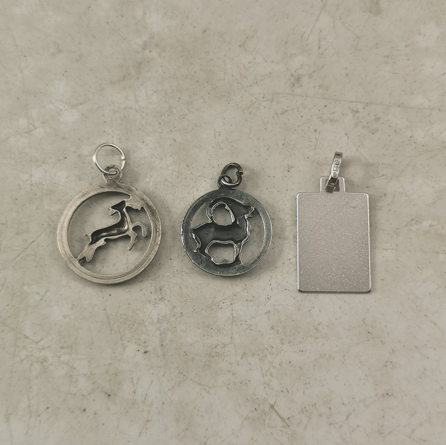Vintage Sterling Silver Aries Zodiac Charms