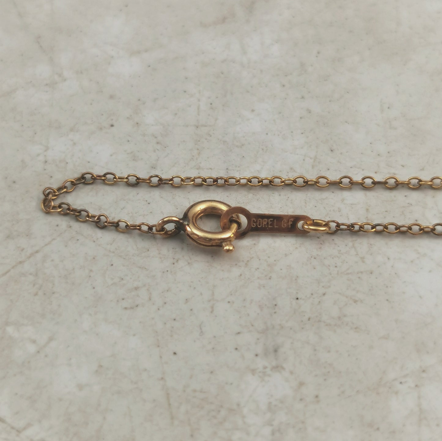Vintage Gold Filled Lucky Wishbone Necklace