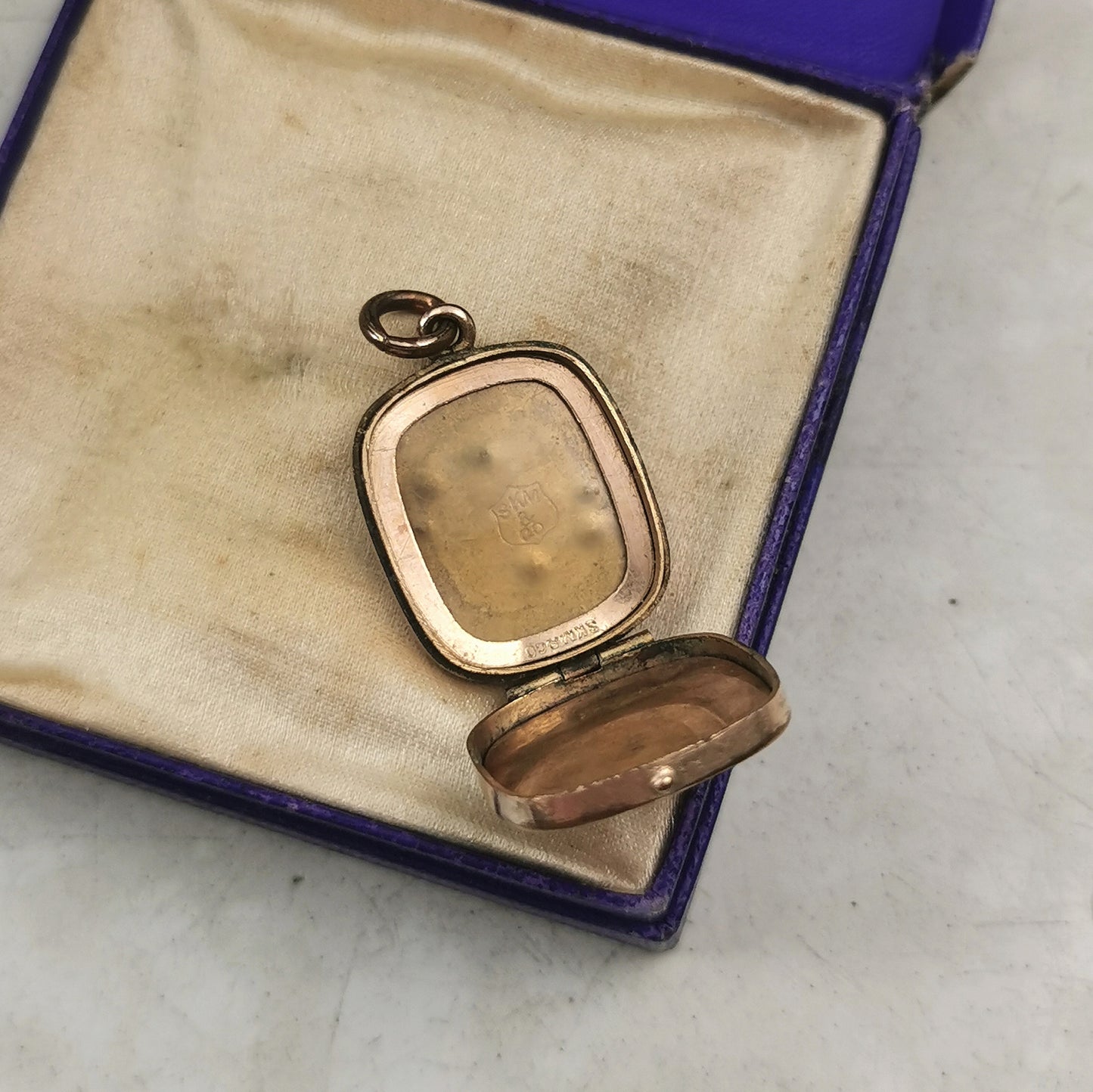 Antique Victorian Gold Filled Paste Locket