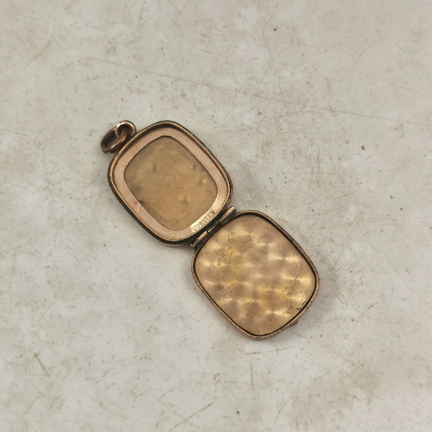 Antique Victorian Gold Filled Paste Locket