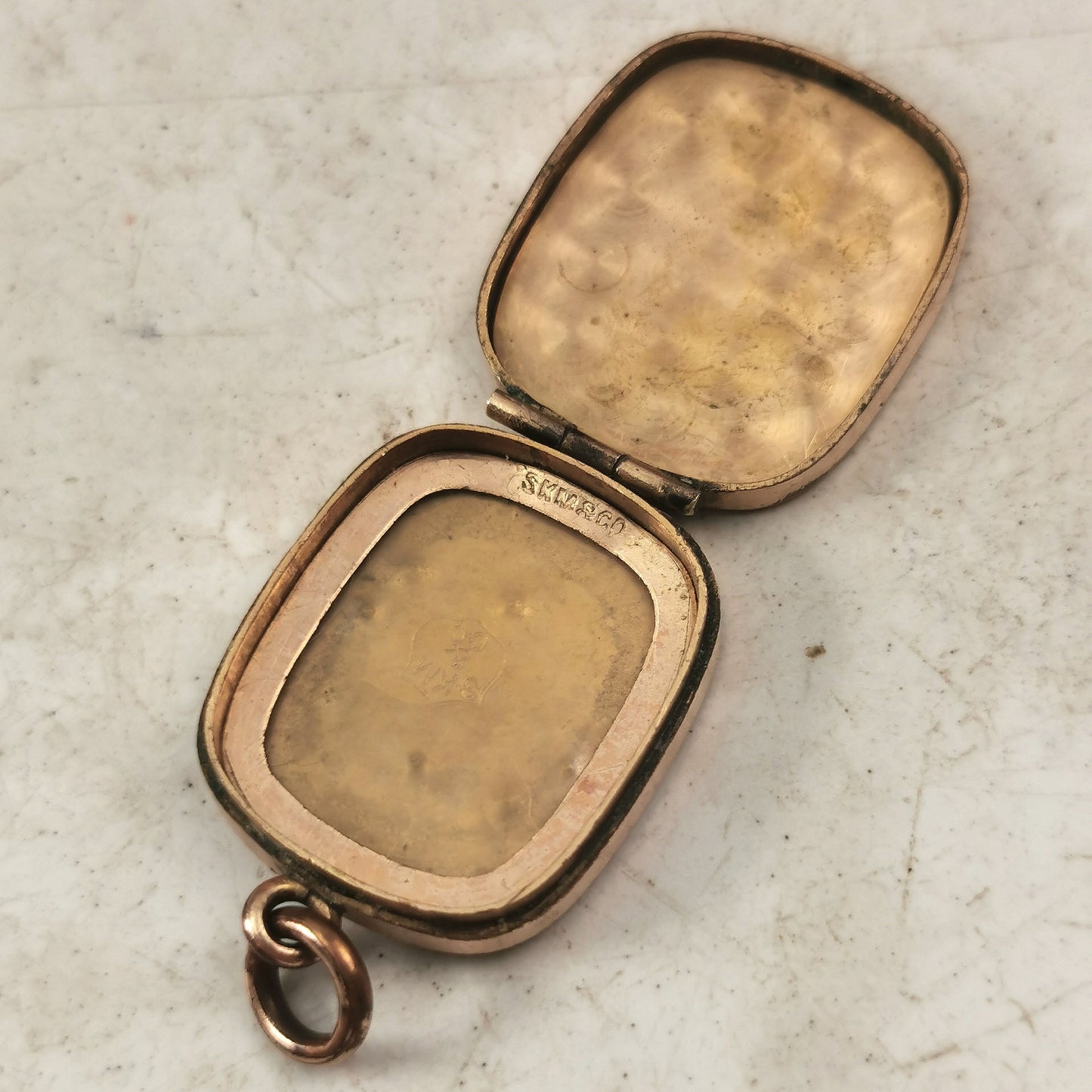 Antique Victorian Gold Filled Paste Locket