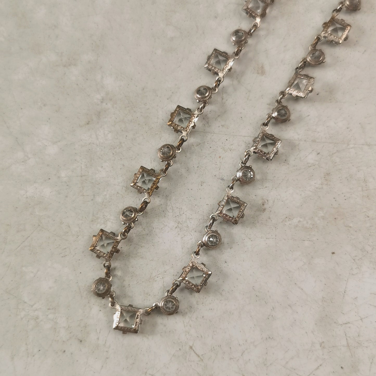 Art Deco Rivière Crystal Choker Necklace