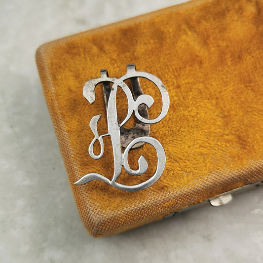 Vintage Apollo Silver Co. Initial Money Clip