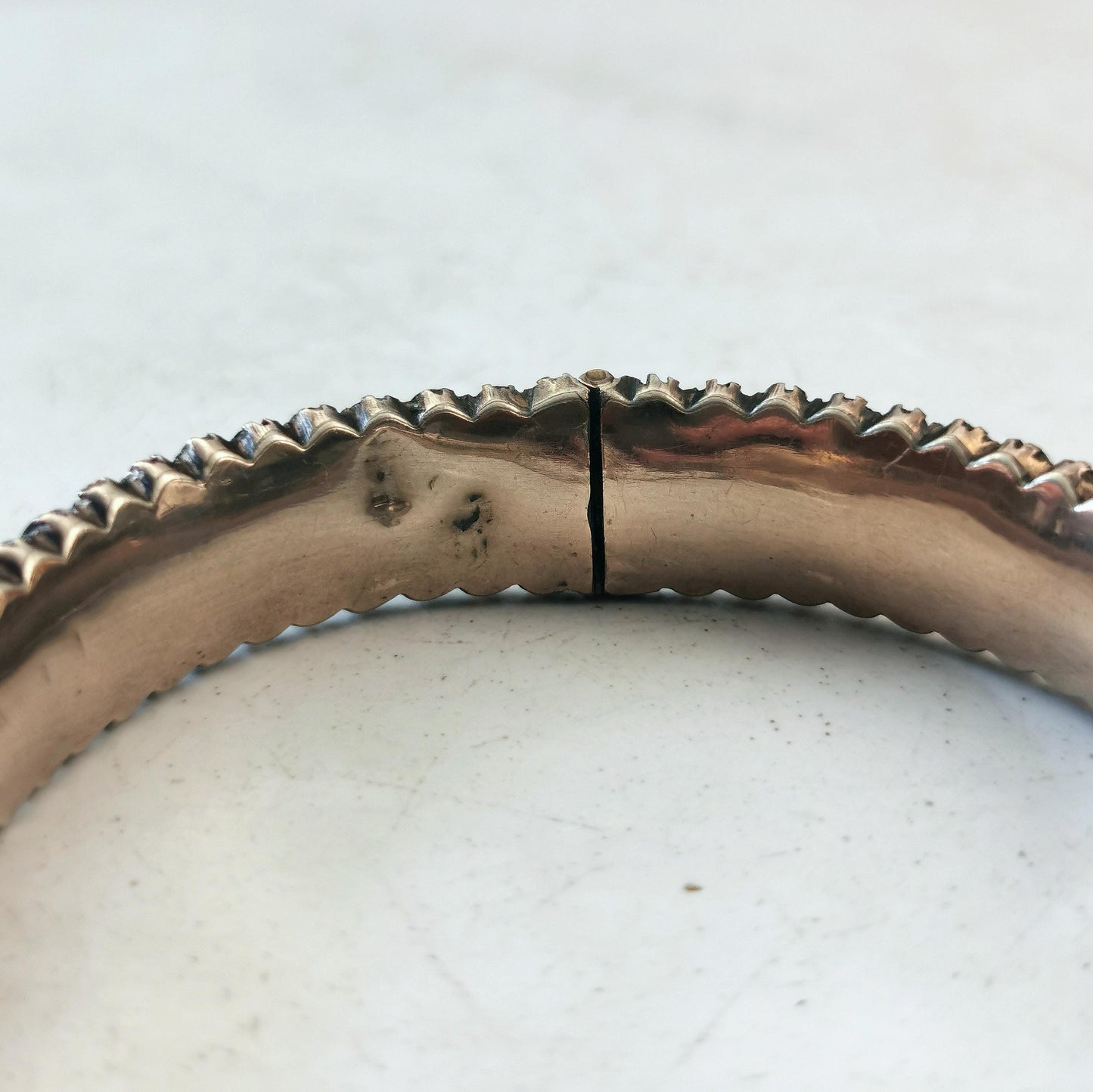 Antique Bohemian Garnet Cuff Bracelet