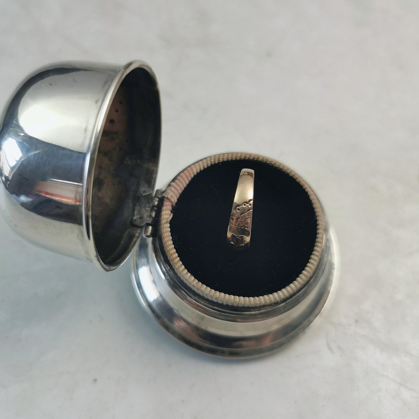 Vintage Birks Regency Plate Silver Plate Ring Box