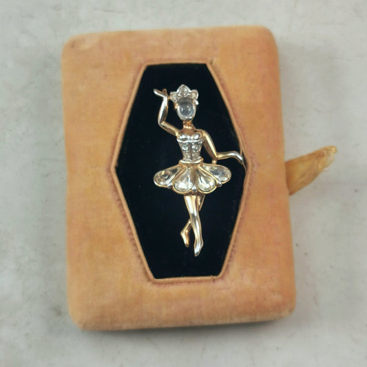 Trifari Vicki Ballerina Brooch - Small Alfred Philippe Designer Brooch