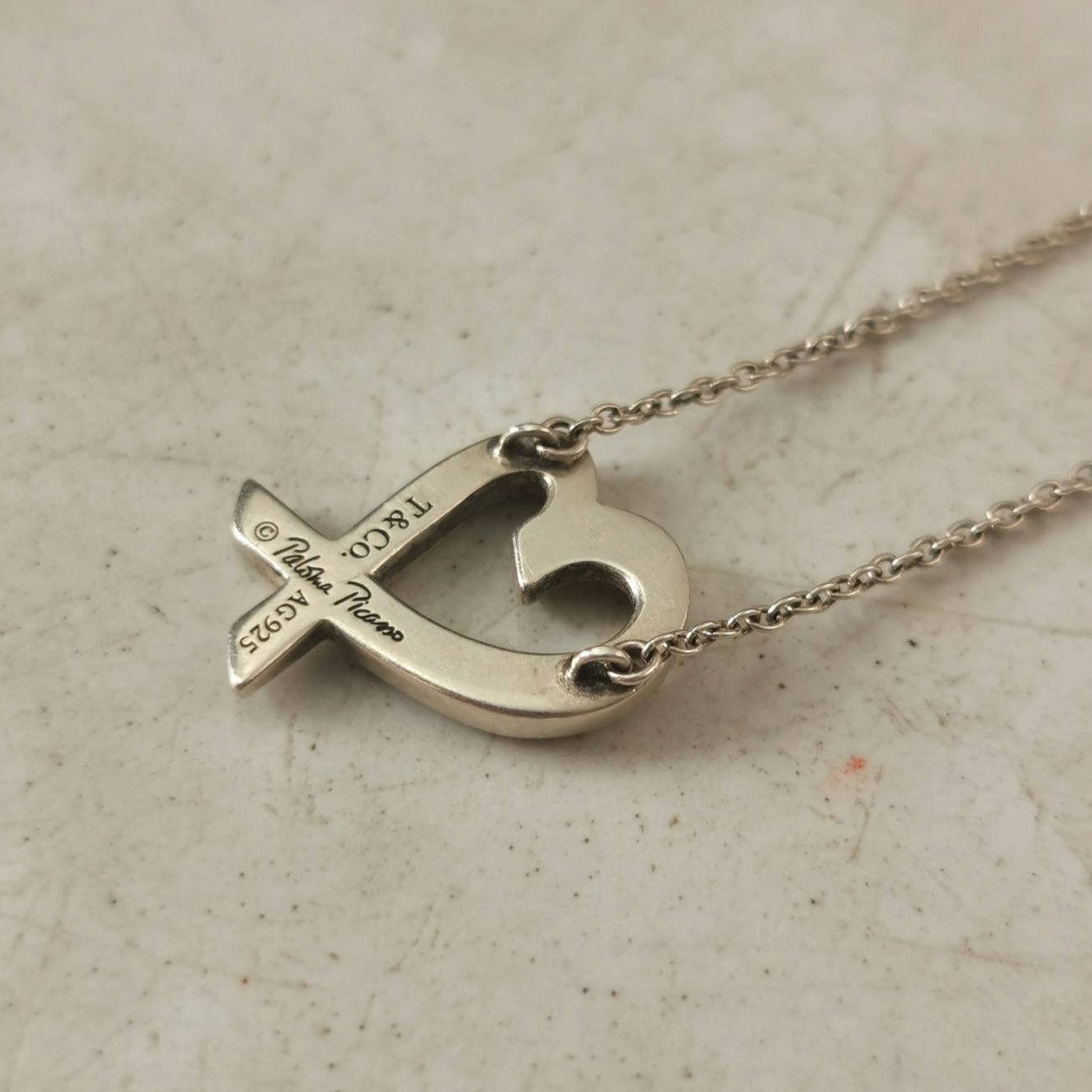 Tiffany & Co. 'Loving Heart' Paloma Picasso Sterling Silver Necklace
