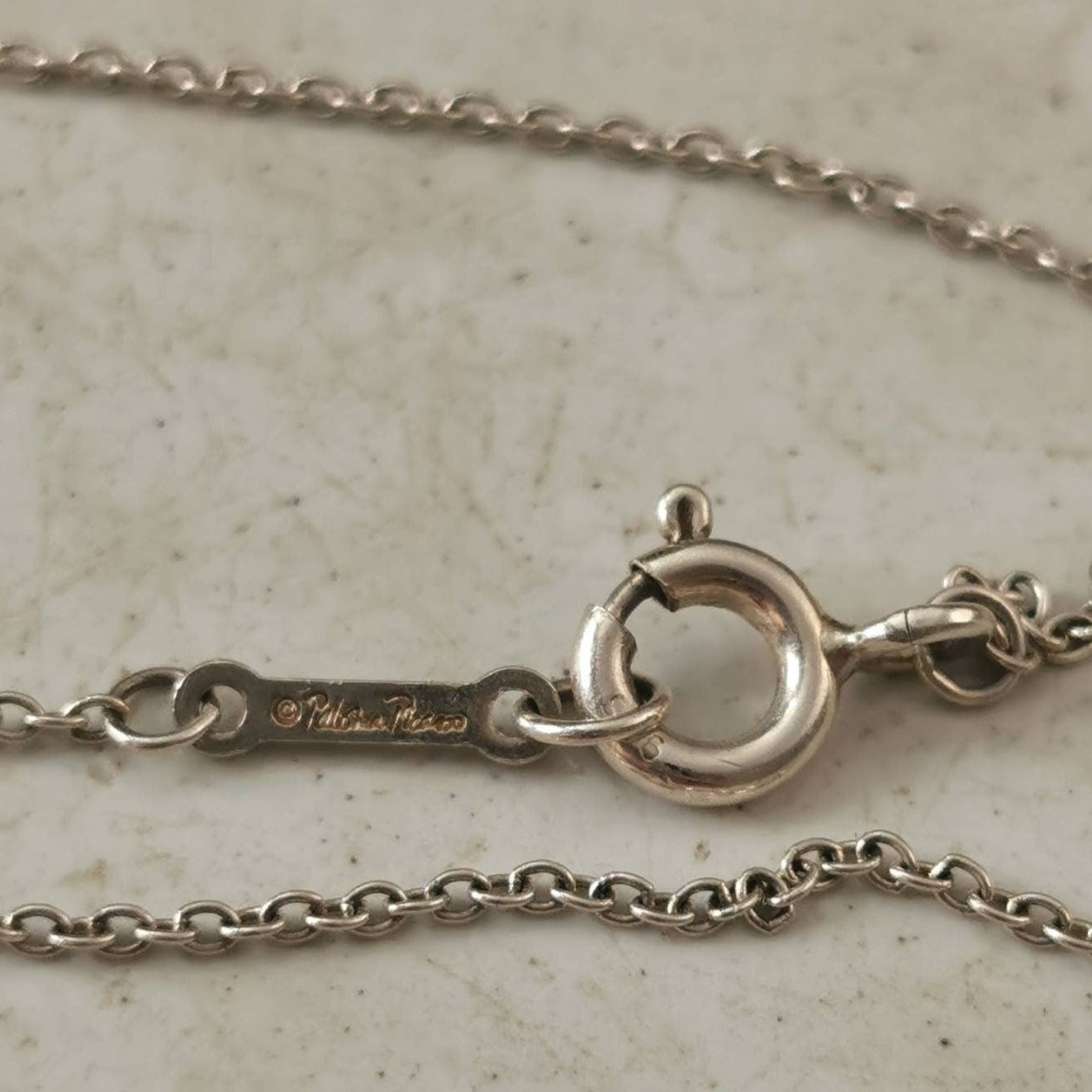 Tiffany & Co. 'Loving Heart' Paloma Picasso Sterling Silver Necklace
