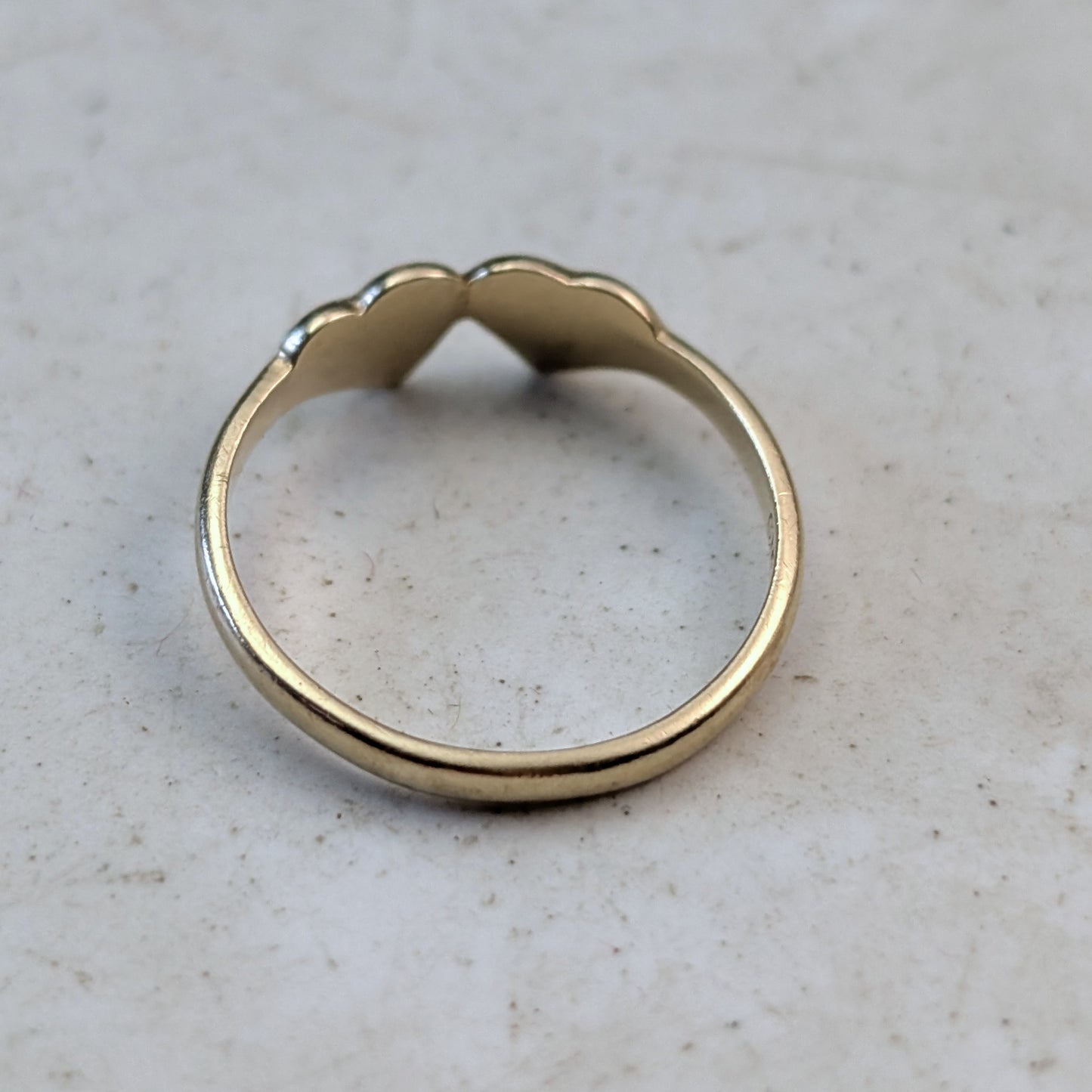 Vintage 10k Yellow Small Size Pinky or Baby Rings
