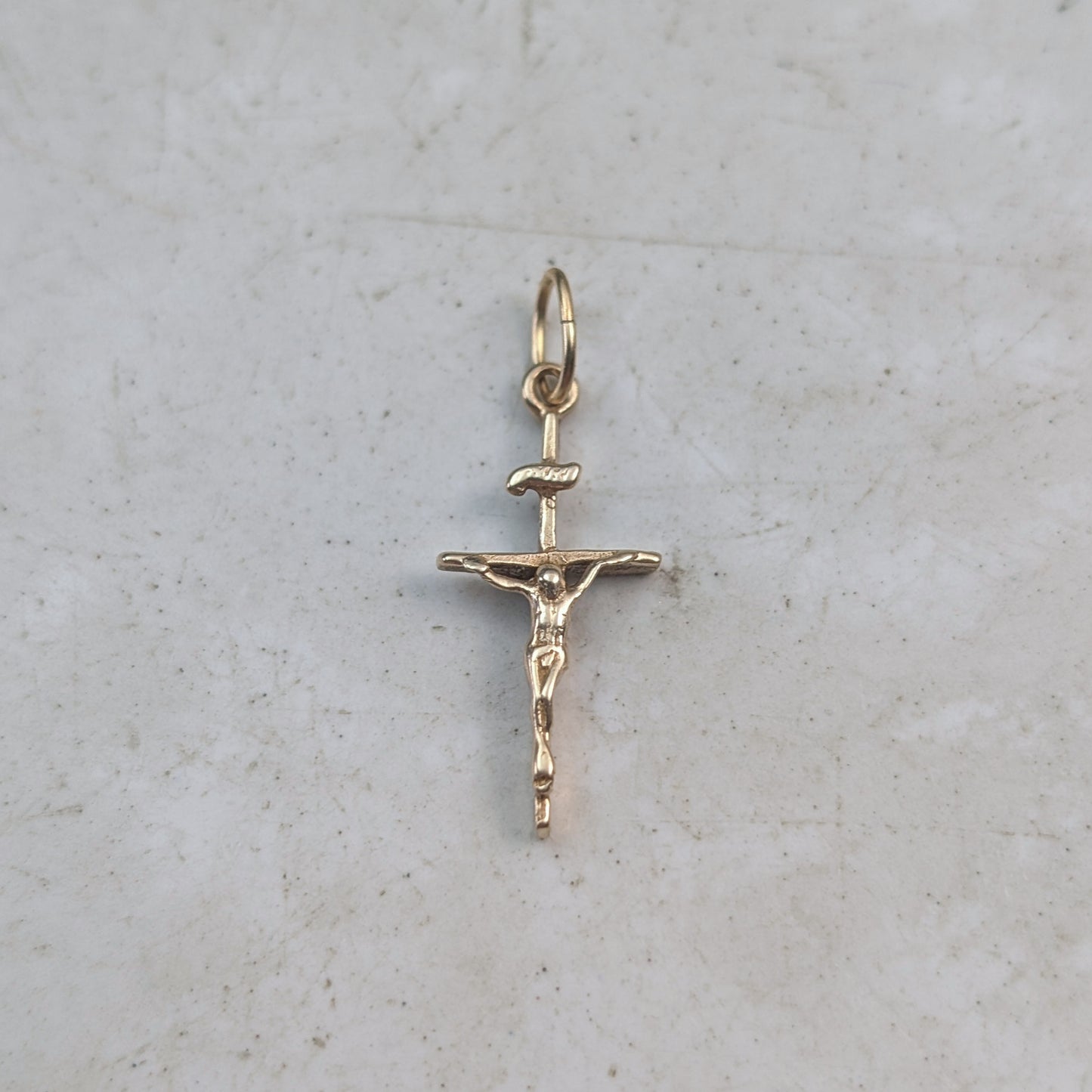 Vintage Medium Sized  10k Yellow Gold Crosses - Sold Individually