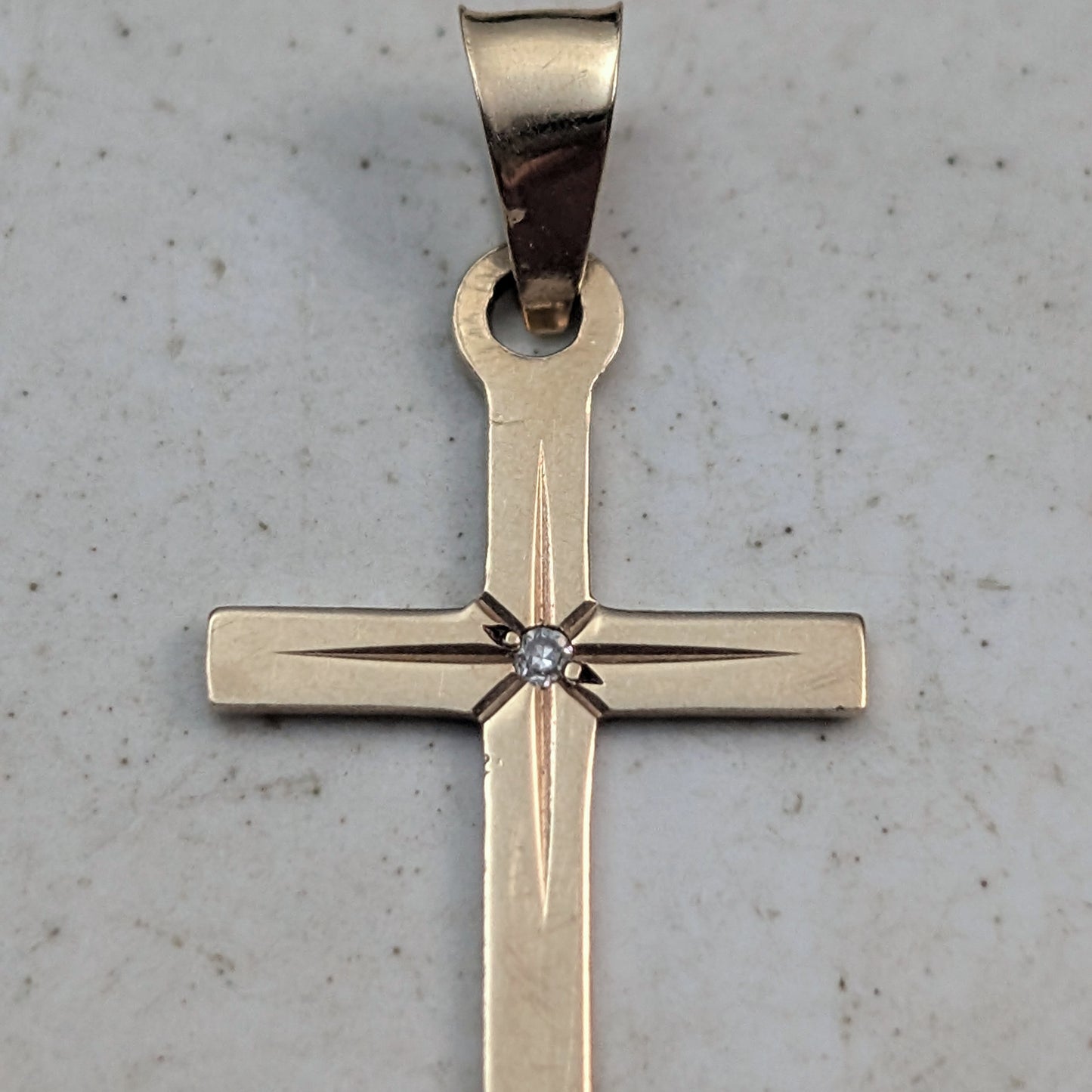 Vintage Medium Sized  10k Yellow Gold Crosses - Sold Individually