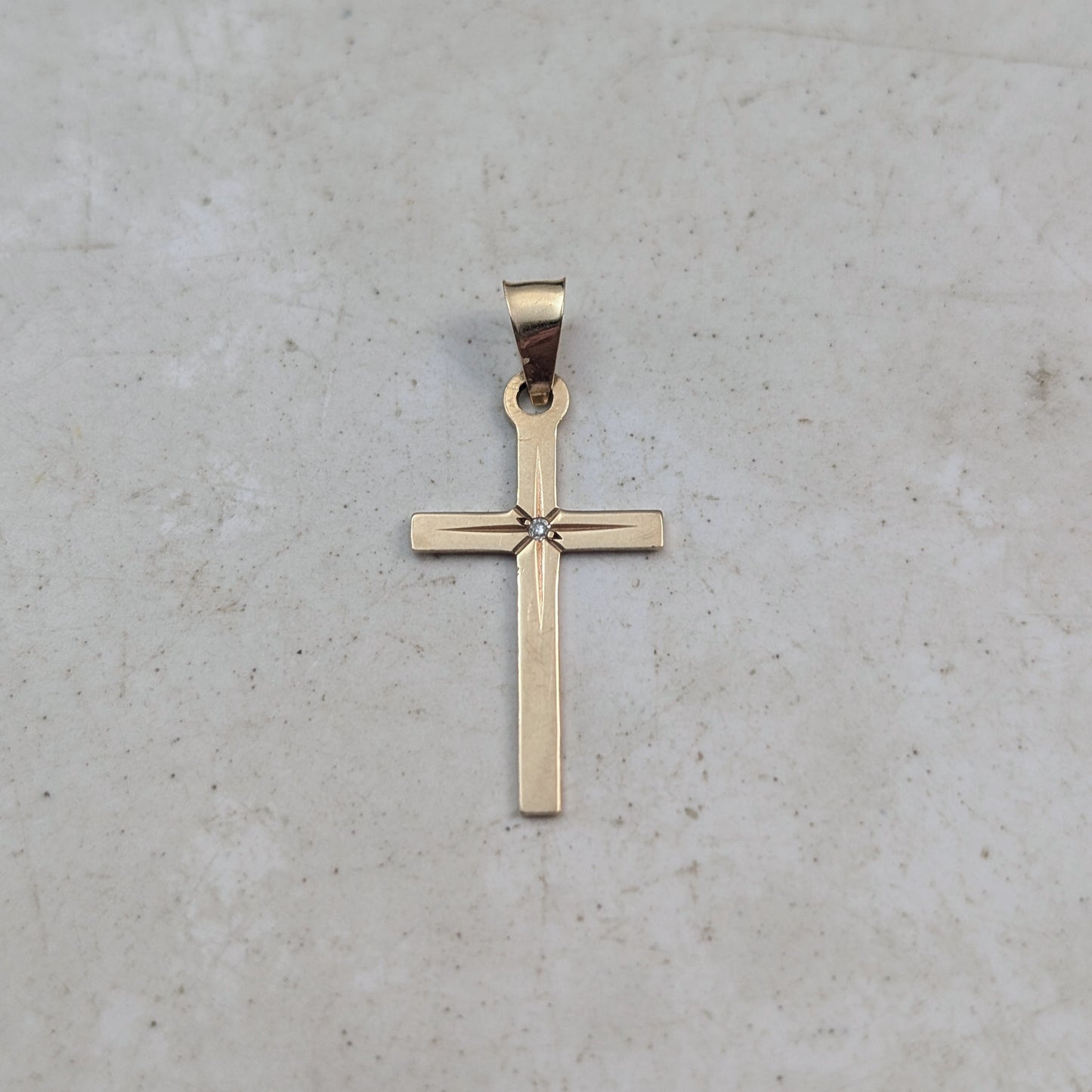 Vintage Medium Sized  10k Yellow Gold Crosses - Sold Individually