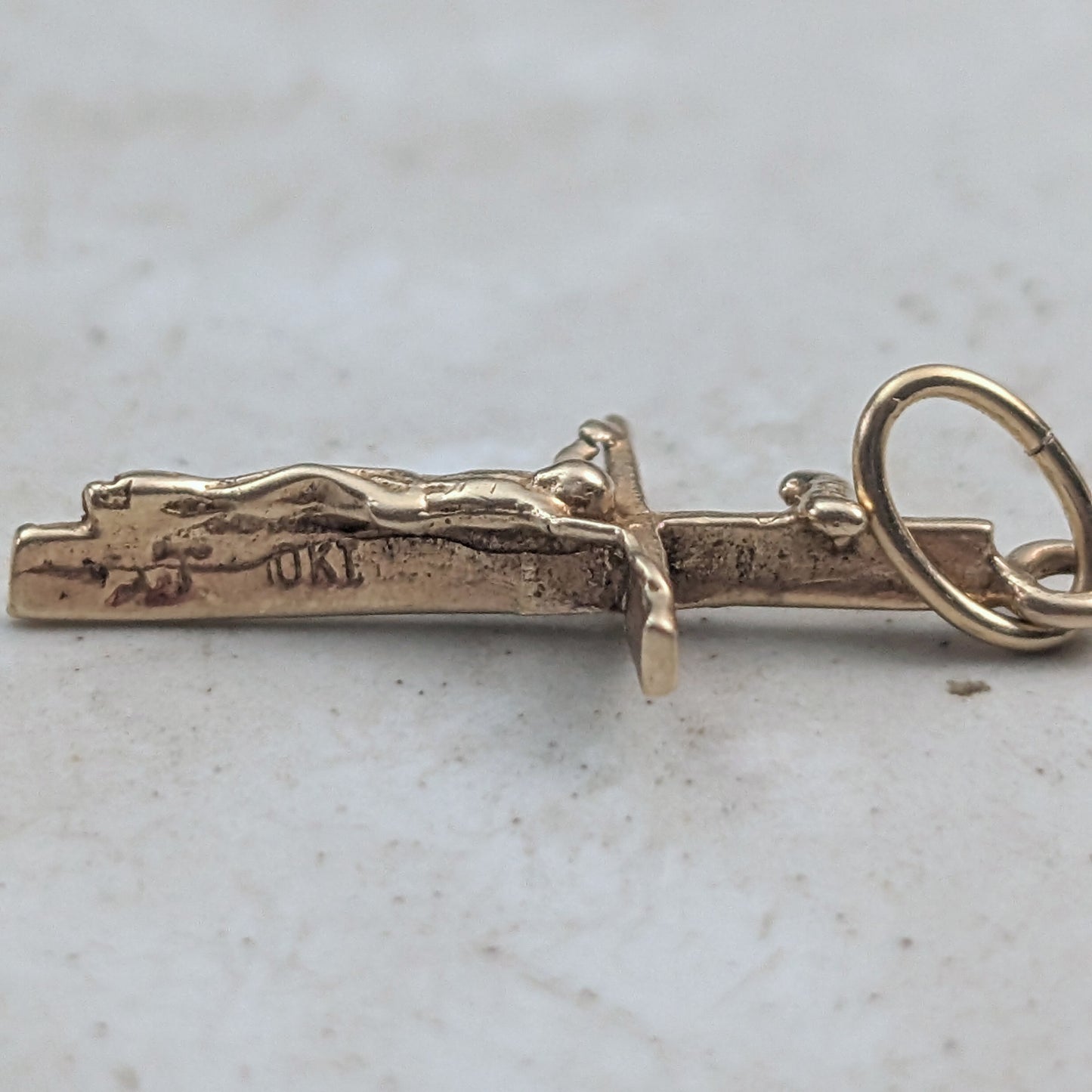 Vintage Medium Sized  10k Yellow Gold Crosses - Sold Individually