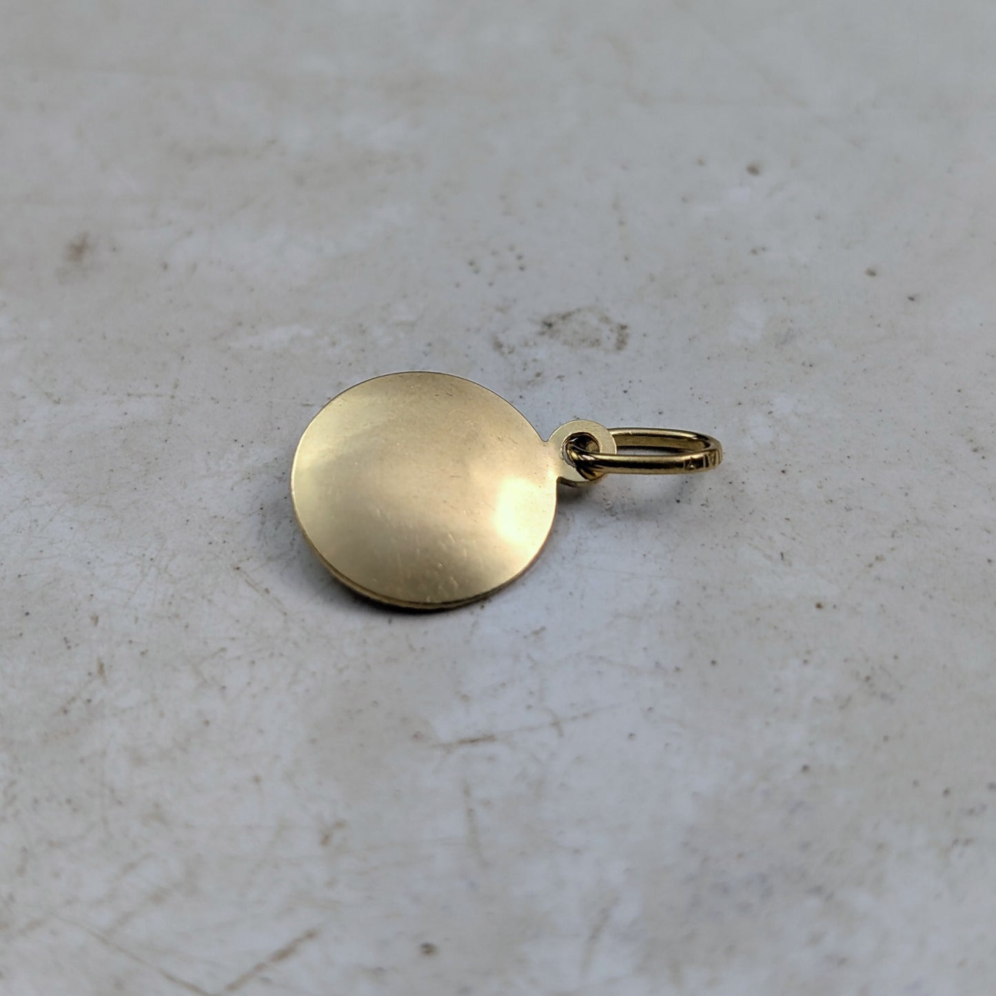 Estate 14k Yellow Gold Evil Eye Charm