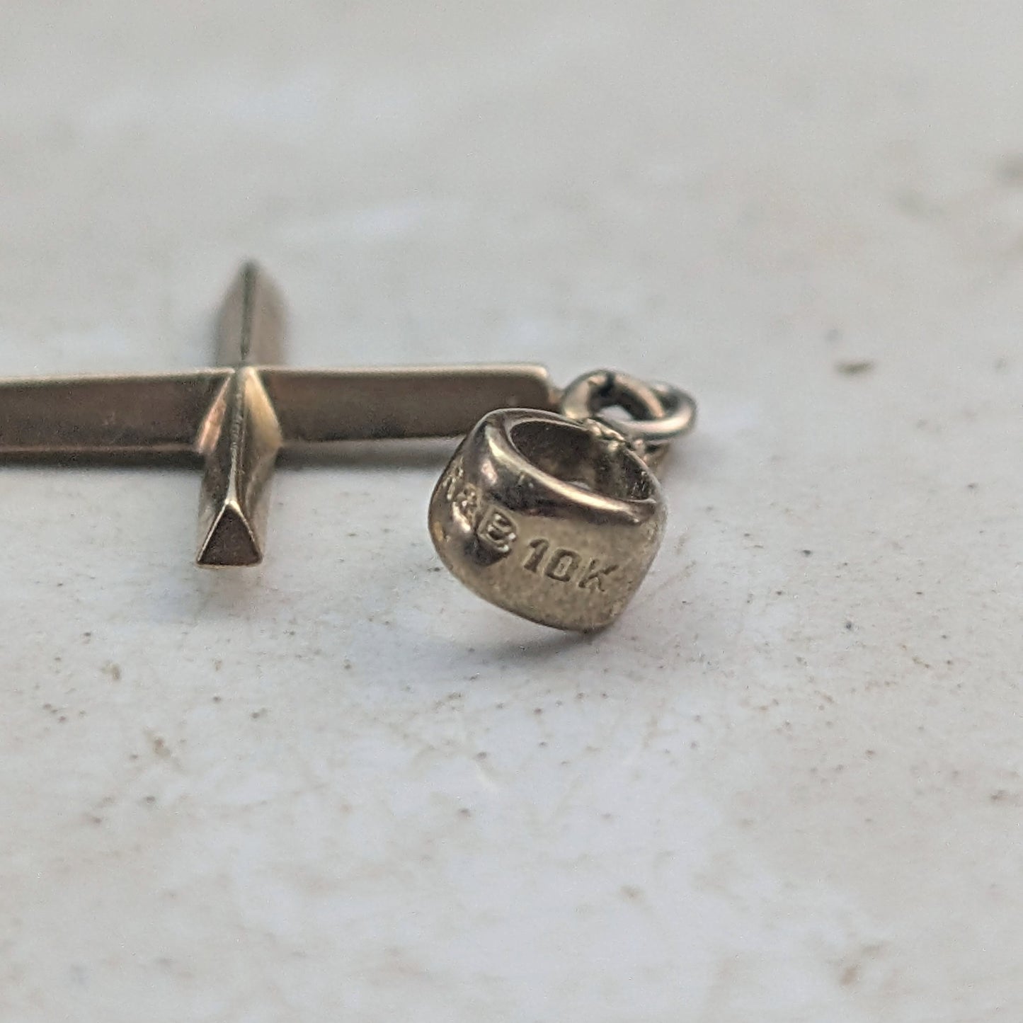 Vintage Medium Sized  10k Yellow Gold Crosses - Sold Individually