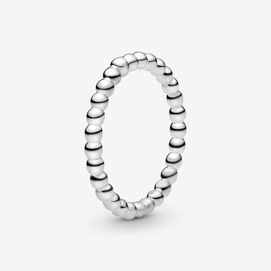 Estate Pandora Sterling Silver Beaded Stacking Band