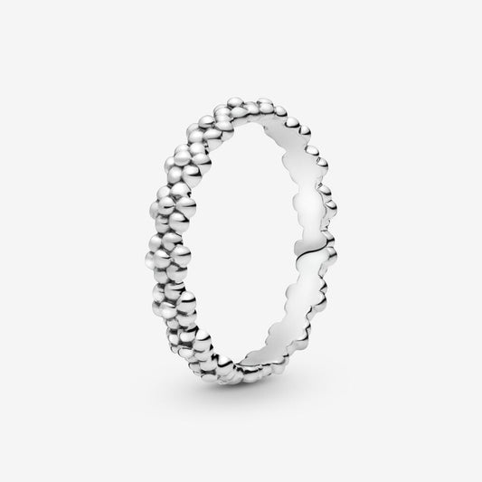 Estate Pandora Sterling Silver Classic Daisy Eternity Band