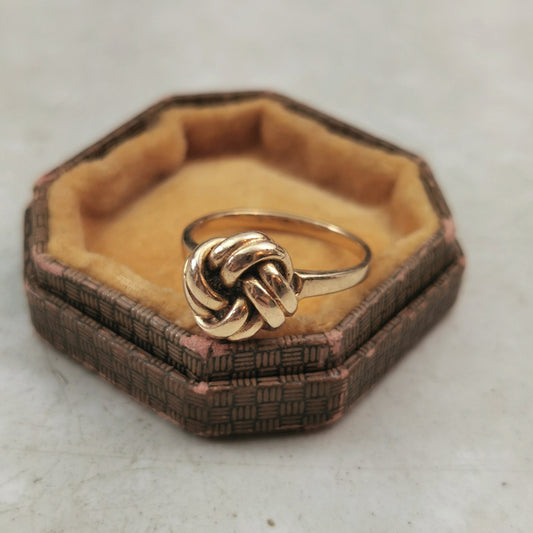 Estate 14k Yellow Gold Love Knot Ring