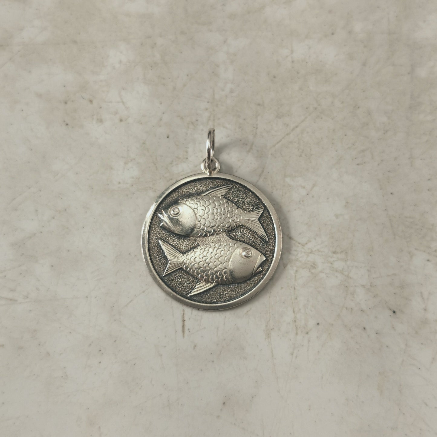 Vintage Sterling Silver Pisces Zodiac Charms