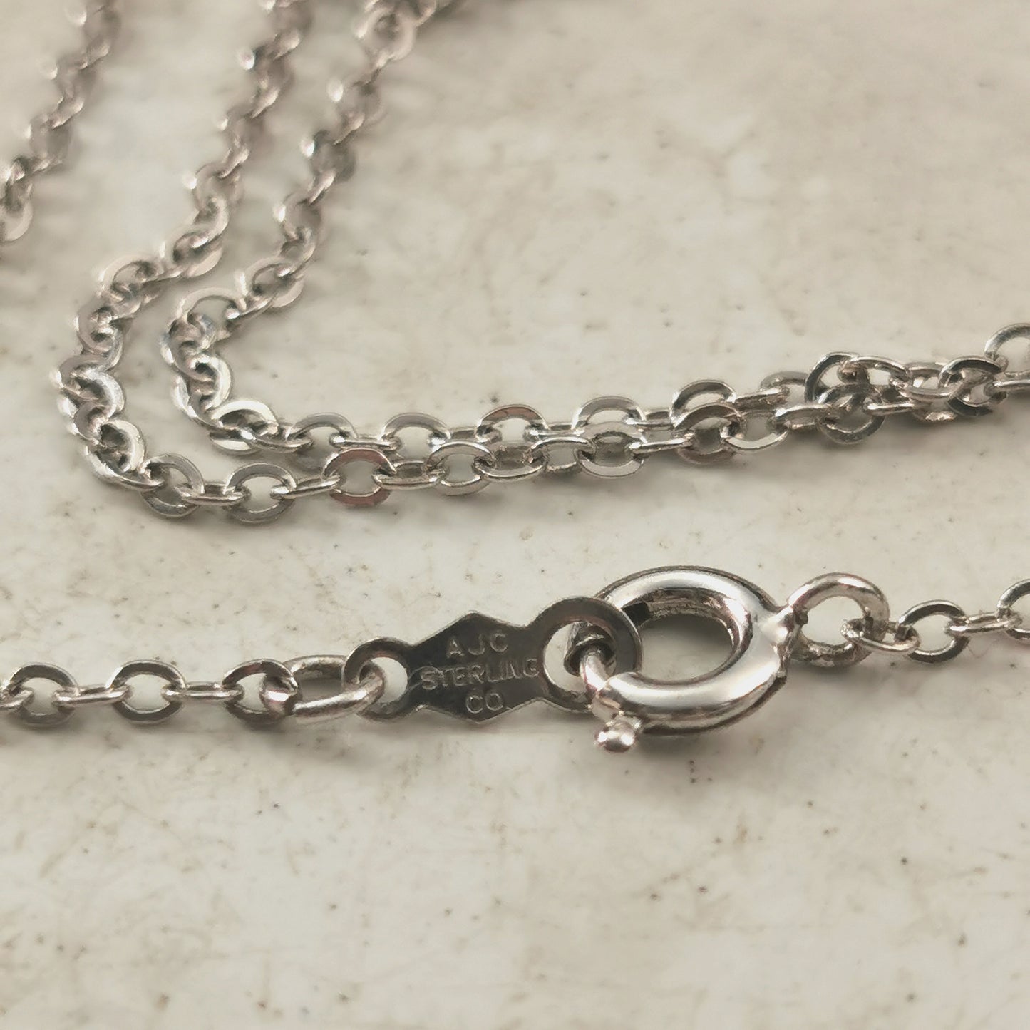Vintage Sterling Silver Tiny Oval Locket