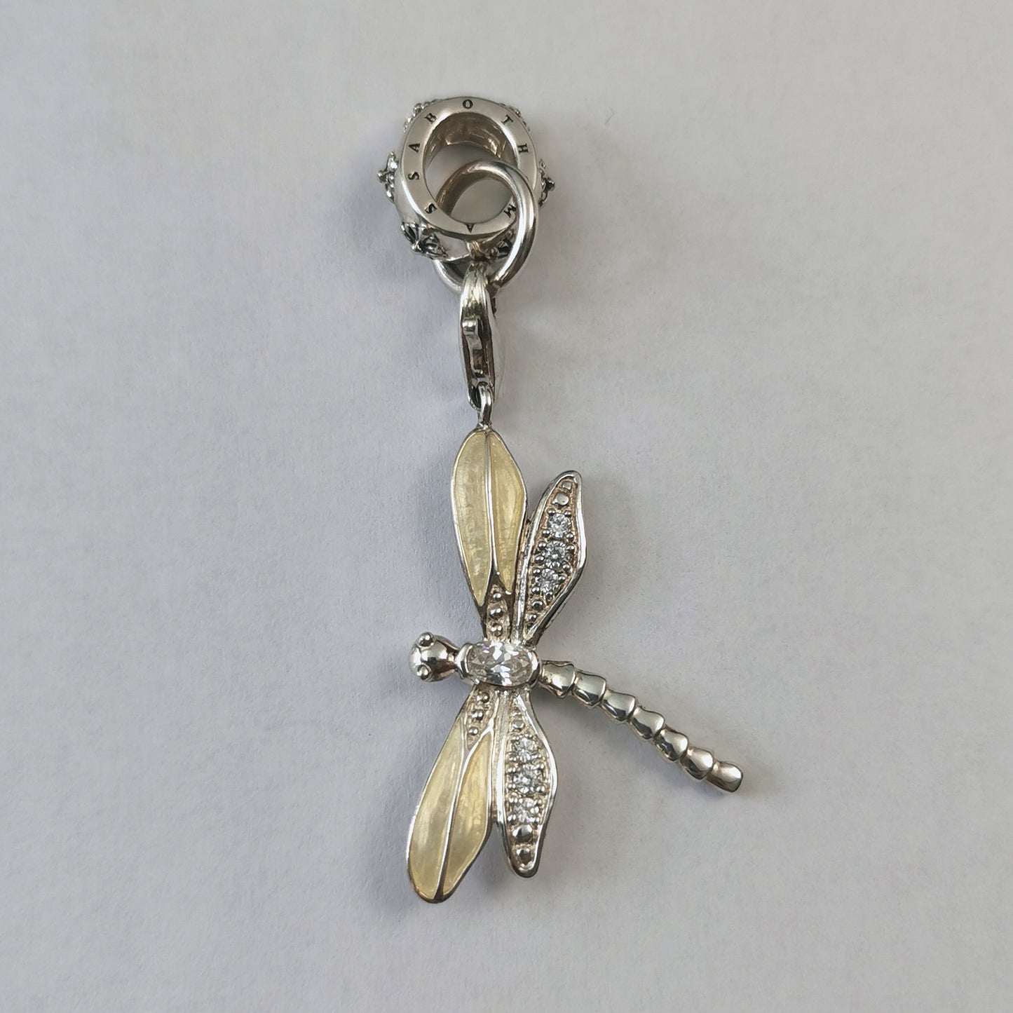 Thomas Sabo Sterling Silver Dragonfly Charm With Large Bail