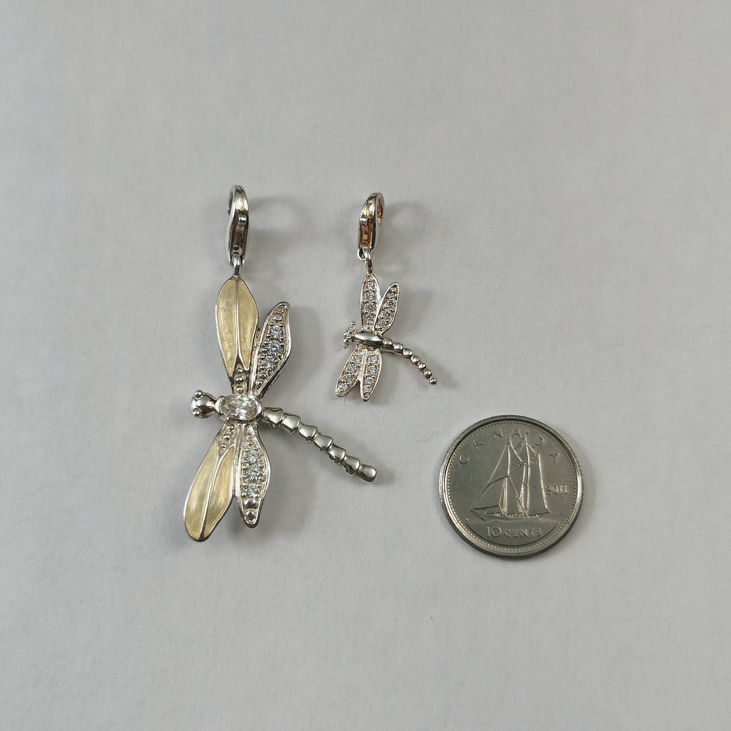 Thomas Sabo Sterling Silver Dragonfly Charm With Large Bail