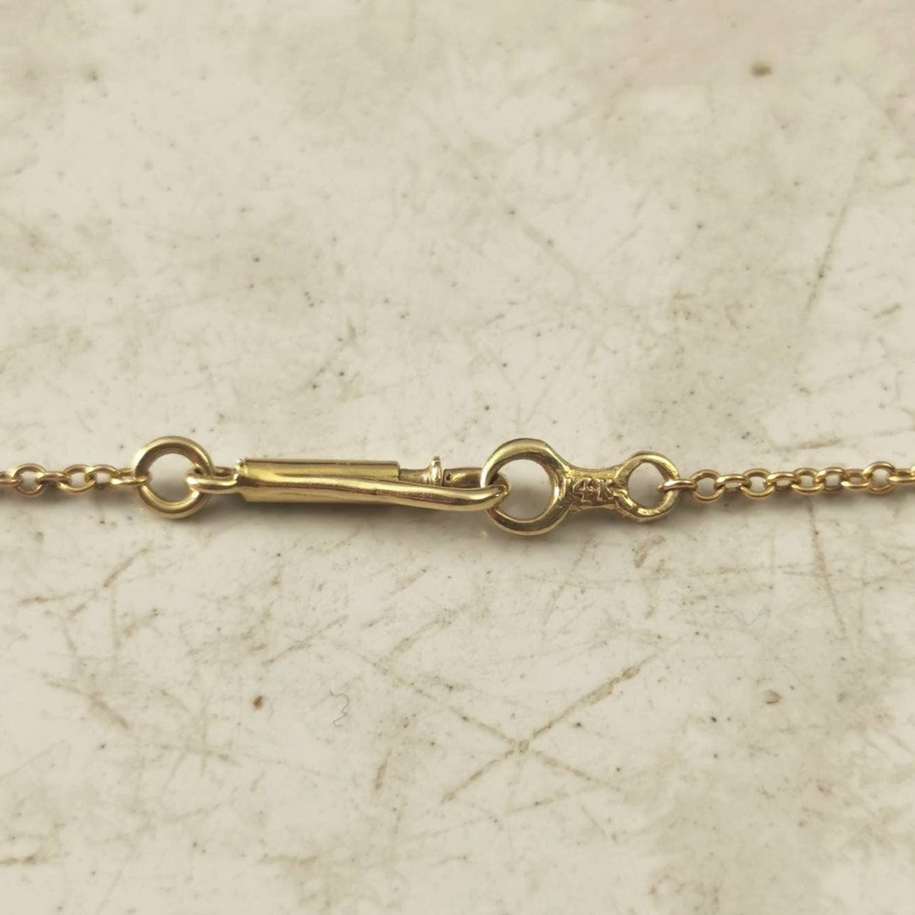 Edwardian 14k Yellow Gold Amethyst and Pearl Lavalier